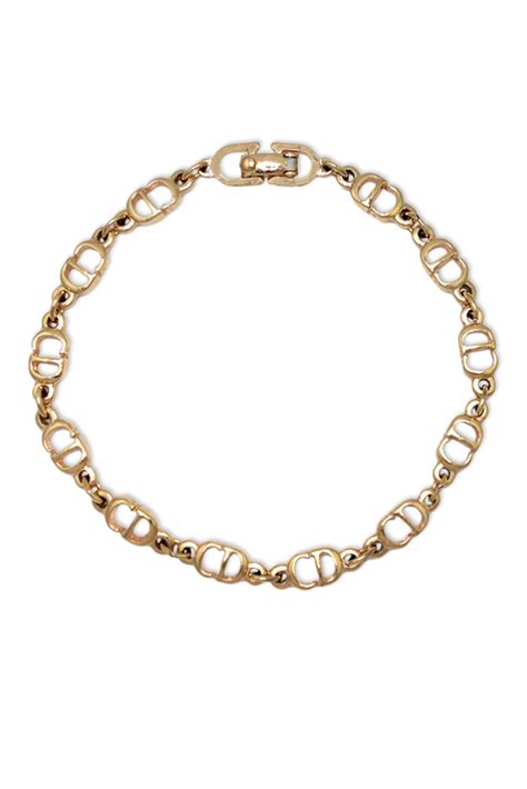 christian dior couture chain link bracelet|christian dior necklace for sale.